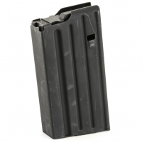 Ammunition Storage Components Magazine, 308 Win, Fits AR Rifles, 20Rd, Stainless, Black 20-308-SS-BM-B-ASC