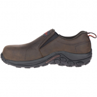 MERRELL Men's Jungle Moc Leather Comp Toe SD+ Espresso Wide Width Work Shoe (J099381W)