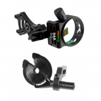 TRUGLO Storm G2 5-Pin Compact Black Bow Sight + EZ-Rest Arrow Rest (TG3015B+TG615B)