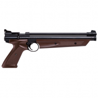 CROSMAN American Classic (Brown) Variable Pump, Single-Shot Air Pistol (P1377BR)