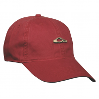 DRAKE Cotton Twill Logo Crimson Cap (DH2011-CRM)