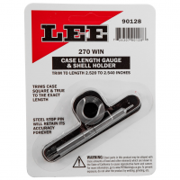 Lee 90128 Case Length Gauge w/ Shell Holder 2 Piece 270 Winchester
