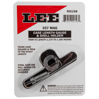 Lee 90158 Case Length Gauge w/ Shell Holder 2 Piece 357 Remington