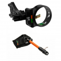 TRUGLO Storm G2 3-Pin Compact Black Bow Sight + Speed-Shot XS Archery Release (TG3013B+TG2510VB)