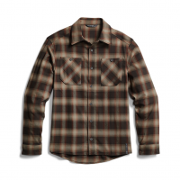 SITKA Men's Riser Work Carob Plaid Long Sleeve Shirt (80055-CAP)