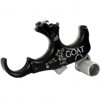 T.R.U. BALL ARCHERY Archery Black/QuickSilver Large Goat Release Aid (TGOT-BKQS-L)