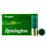 REMINGTON Slugger High Velocity 12Ga 2-3/4in 7/8oz Lead Rifled Slug 5/Box Shotgun Shells (28600)