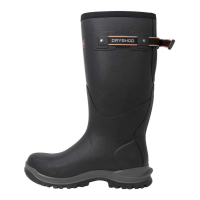 DRYSHOD Mens Legend MXT Gusset Black/Neon Boot (LGXG-MH-BK)