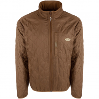 DRAKE Delta Quilted Fleece Lined Tobacco Jacket (DW1071-TOB)