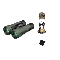 VORTEX Diamondback HD 10x50 Binocular  w/ GlassPak Harness Case, Multicam Camo Cap and Microfiber Cleaning Cloth