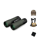 VORTEX Diamondback HD 10x42 Binocular w/ GlassPak Harness Case, Multicam Camo Cap and Microfiber Cleaning Cloth (DB-215+P400+120-64-MUL+MF)