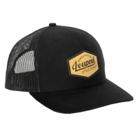 LEUPOLD Leupold Optics Co. Black/Black Trucker Hat with Gold Label (175512)