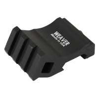 Weaver Offset Rail Adapter, Fits Picatinny, Matte Finish, Black 99671