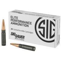 SIG SAUER AMMO, 300BLK, 120GR, SBR SOLID COPPER BLK CASE, BOX/20 (E300H1-SBR-20)