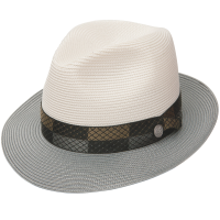 STETSON Andover Milan Fedora Ivory/Gray Hat (TSANDV-1522IG)
