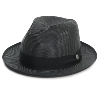 STETSON Men's Latte Milan Fedora Hat