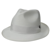 STETSON Latte Milan Fedora White Hat (TSLATTB152072)