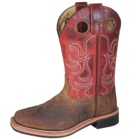 SMOKY MOUNTAIN BOOTS Kids Jesse Brown/Burnt Apple Western Boots (3919)