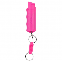 SABRE 3-in-1 Pink Pepper Spray with Quick Release Key Ring (HC-14-PK)