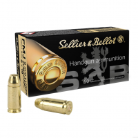 SELLIER & BELLOT 9mm Luger Subsonic 140gr Full Metal Jacket 50/1000 Handgun Ammo (SB9SUBA)