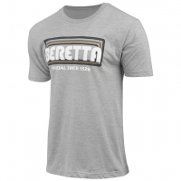BERETTA Retro Bloq Heather Gray T-Shirt (TS732T1890090U)