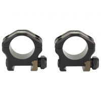 Christensen Arms Ultralight, 1" Scope Rings, Low, Lightweight, Black, Anodized, 810-00041-00