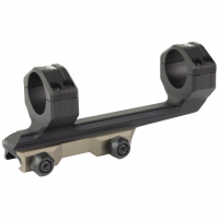 Christensen Arms 1 Piece Cantilever Mount, Black, Anodized, Fits 1" Tubes, 0 MOA 810-00043-00