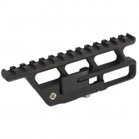 RS Regulate Yugo Full Length Lower, Modular Side Mount, Fits Yugo/Serbian Type Rifles, Matte Finish, Black, Not Compatible with Folding Stocks AK-307MS