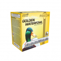 FIOCCHI Golden Waterfowl 12Ga 3in #2 25rd Box Shotshells (123SGW2)