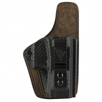 Versacarry Comfort Flex Custom, Inside Waistband Holster, Fits Glock 19, Leather and Kydex, Distressed Brown, Right Hand CFC211G19