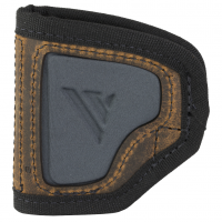 Versacarry Ranger, Inside Waistband Holster, Fits CZ 2075 RAMI, Diamondback DB9, Glock 42/43/48, S&W Shield/Shield Plus and Shield EZ, Springfield XDs, Taurus GX4 and Similar Size Pistols, Leather, Distressed Brown, Right Hand RA2113