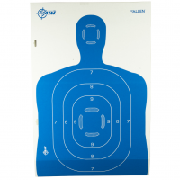 Allen EZ AIM Adhesive, Handgun Trainer, 12" x 18", 5 Pack, Blue/White & Black/Orange 15579