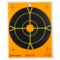 Caldwell Bullseye Target, 5.5", Orange/Black, 10-Pack 1166107