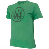 BERETTA Distressed Trident Green Melange T-Shirt (TS721T1890071V)