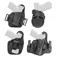 Alien Gear Holsters Core Carry Package, 1.5" Belt Slide Holster, Black, Fits Springfield Hellcat, Standard Clips, Right Hand SSHK-0985-RH-D