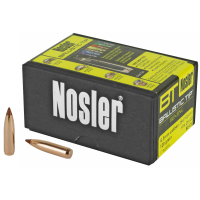 NOSLER Ballistic Tip, .264 Diameter, 6.5MM, 120 Grain, Spitzer Boat Tail, 50 Count 26120