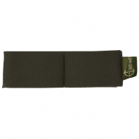 Cole-TAC Elastic Organizer, 2-Cell, Velcro Loop Backing, Ranger Green EE2004