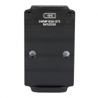 C&H Precision Weapons CHP Adapter Plate, Converts the S&W 2.0 Core to Trijicon RMR/SRO/Holosun 407C/507C/508C/508T, Anodized Finish, Black, Includes Mounting Hardware SWMP-RSH-975