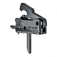 RISE ARMAMENT Rave PCC Flat With Anti-Walk Pins Trigger (T017F-PCC-BLK)