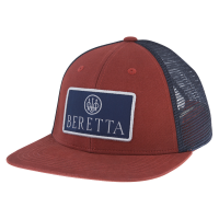 BERETTA Flat Bill Patch Bordeaux Trucker Hat (BC621T15150325)