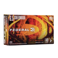 FEDERAL Fusion 6.5 Creedmoor 140Gr SP 20rd Box Rifle Ammo (F65CRDFS1)