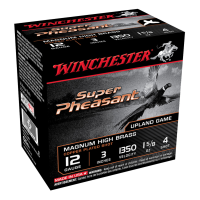 WINCHESTER AMMO Super Pheasant Magnum High Brass 12 Gauge 3in Shotgun Ammo (X123PH4)