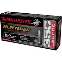 WINCHESTER AMMO Defender 350 Legend Bonded PHP 160Gr 20rd Rifle Ammo (S350PDB)