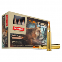 NORMA USA Tipstrike Varmint .223 Rem 55gr Polymer Tip 20rd Box Rifle Ammo (20157352)