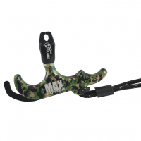 T.R.U. BALL ARCHERY 3 Finger Max Hunter Plus Camo Bow Release with Lanyard (TMHP-CA)