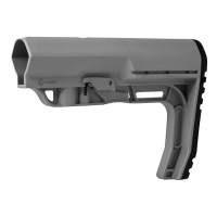 MFT Battlelink Minimalist Mil-Spec Gray Fixed Buttstock with Standard Hardware (BMSMILGY)