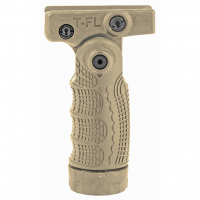 F.A.B. Defense T-FL 7 Position Vertically Folding Foregrip, Fits Picatinny Rails, Flat Dark Earth FX-TFLT