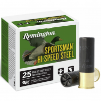 REMINGTON Sportsman Hi-Speed Steel Loads 12ga 3in 1-1/8oz 2 25rd Ammo (20977)