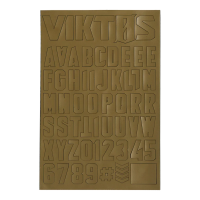 VIKTOS Moralphabet Coyote OSFA Hook and Loop Letters (2000103)