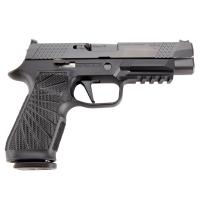 WILSON COMBAT/SIG WCP320 Full-Size 9mm 4.7in 2x 17rd Mags Black Module Pistol, Action Tune with Straight Trigger (SIG-WCP320F-9BATS)